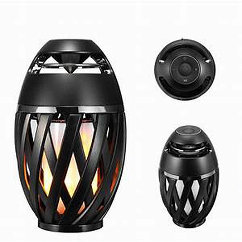 96 LED flickers warm yellow lights Lamp Flame Atmosphere music stereo subwoofer speaker