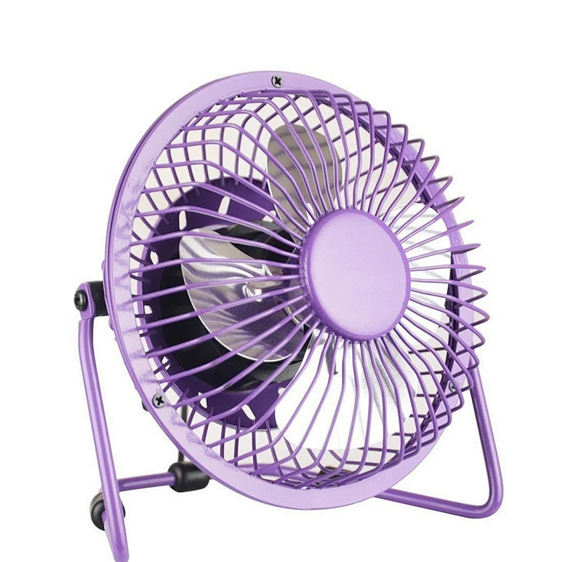 4 Inch Mini Desk USB Fan Aluminum Blades Air Cooling Desk Fan