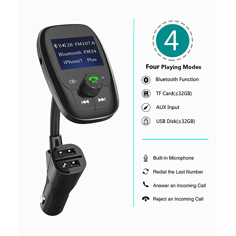 Universal MP3 Player Car Charger with FM Transmitter