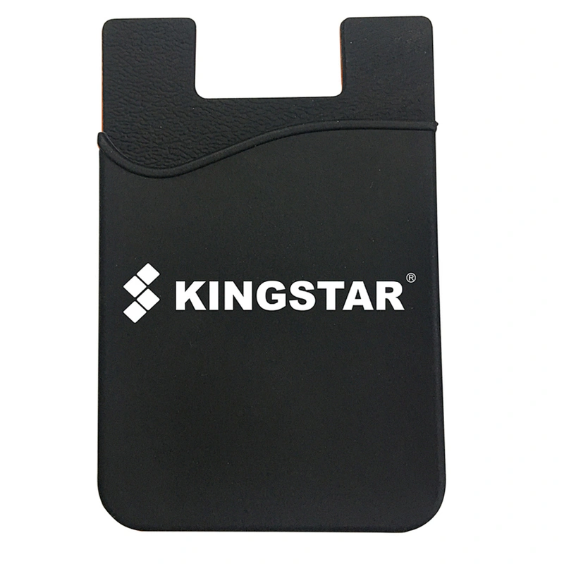 With 3M Adhesive Sticker Silicon Mobile Phone Back Cover Card Holder
