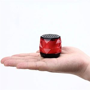Mini Diamond Crystal Shape Wireless Bluetooth Led Speaker