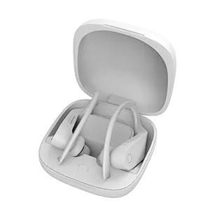 Noise Cancelling Mini TWS 5.0 Sports Bluetooth True Wireless Headset Earhook with Charging Case