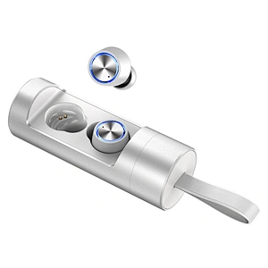 Tws Mini Earphone Fingerprint Design Wireless Blue Tooth 360 Degree Rotation Earphone