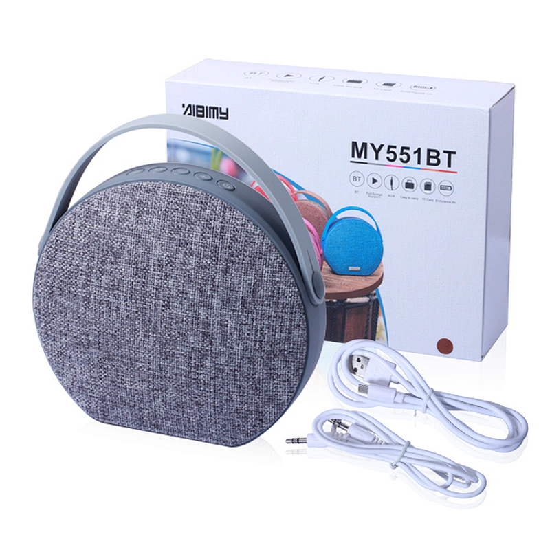 Outdoor FM Women Fashion Portable Mini Fabric Wireless Speaker