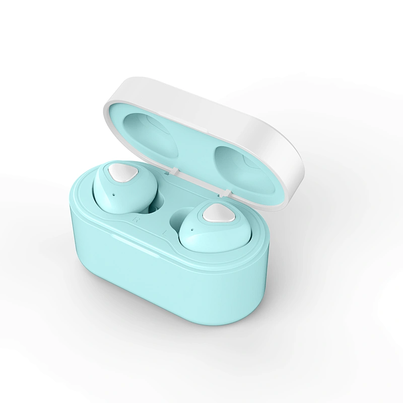 Double Headsets Mobile Phone Mic TWS Mini Earphone with Charging Box