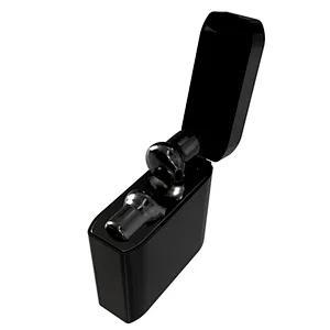 bt5.0 square sport earphones charging case stereo bass portable tws truly wireless bluetooth earbuds