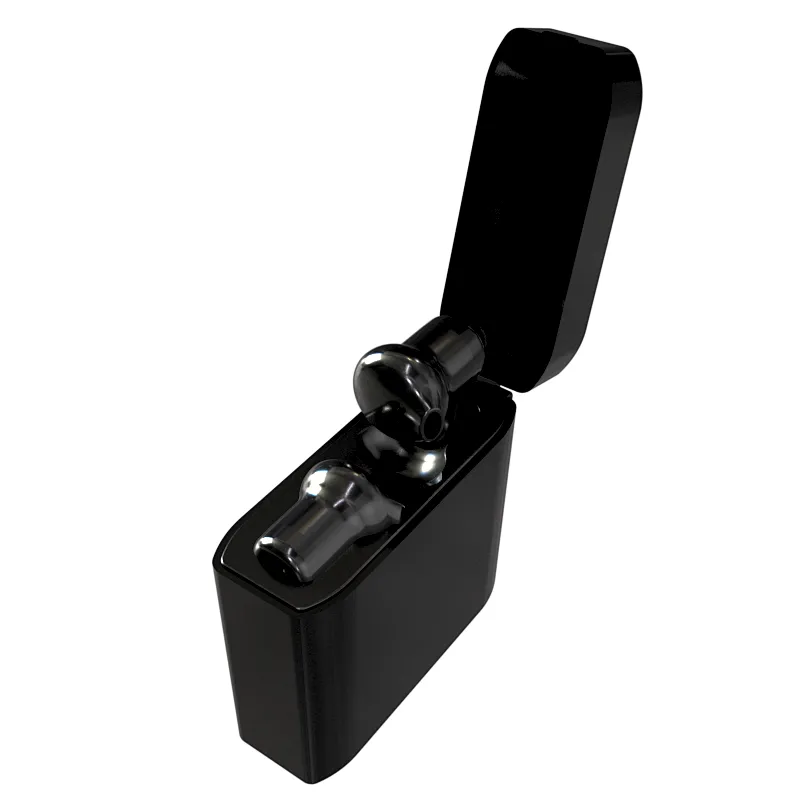 bt5.0 square sport earphones charging case stereo bass portable tws truly wireless bluetooth earbuds