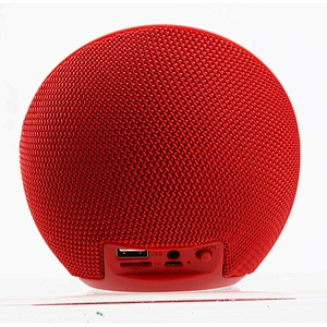 Stereo Fabric Cloth Cover Wireless Charger Bluetooth Speaker