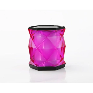 promotion gift Diamond mini wireless colorful led light speaker