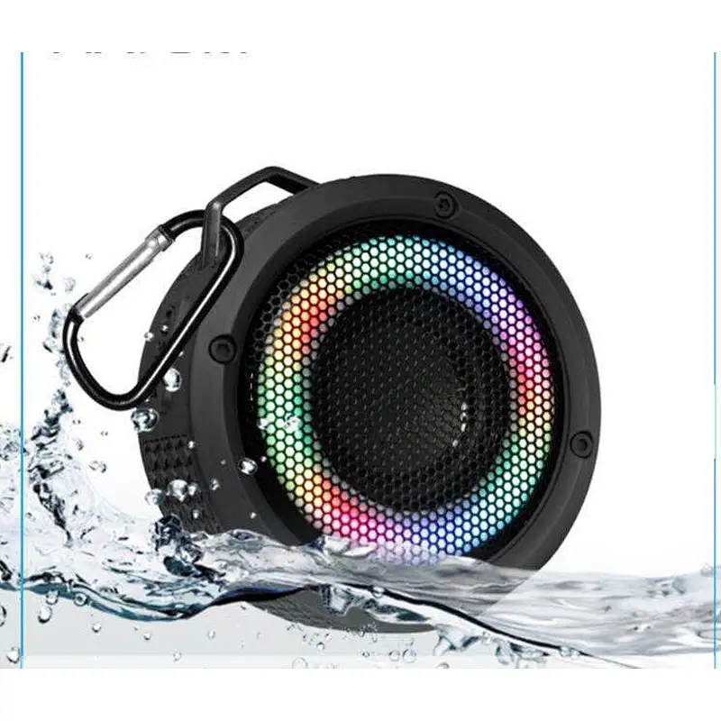 Waterproof IPX7 Portable Wireless Bluetooth Speakers 3W Bass Sound Stereo Music Speaker Outdoor