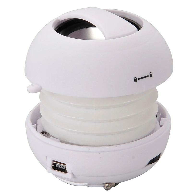 3.5mm jack portable mini hamburger speaker