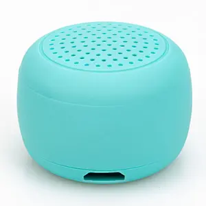 patent round mini usb 3W 4.1 BT speaker with rubber oil cheap price Portable Speaker