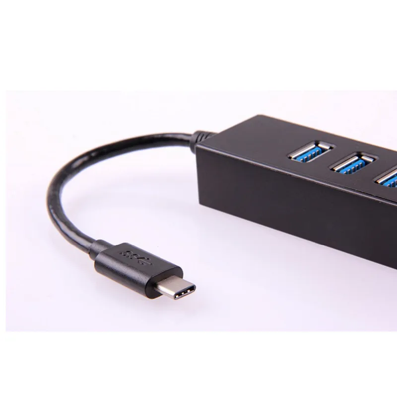 Wholesale Por Hub Network Adapter Aluminum Superspeed USB 3.1 Type C Hub