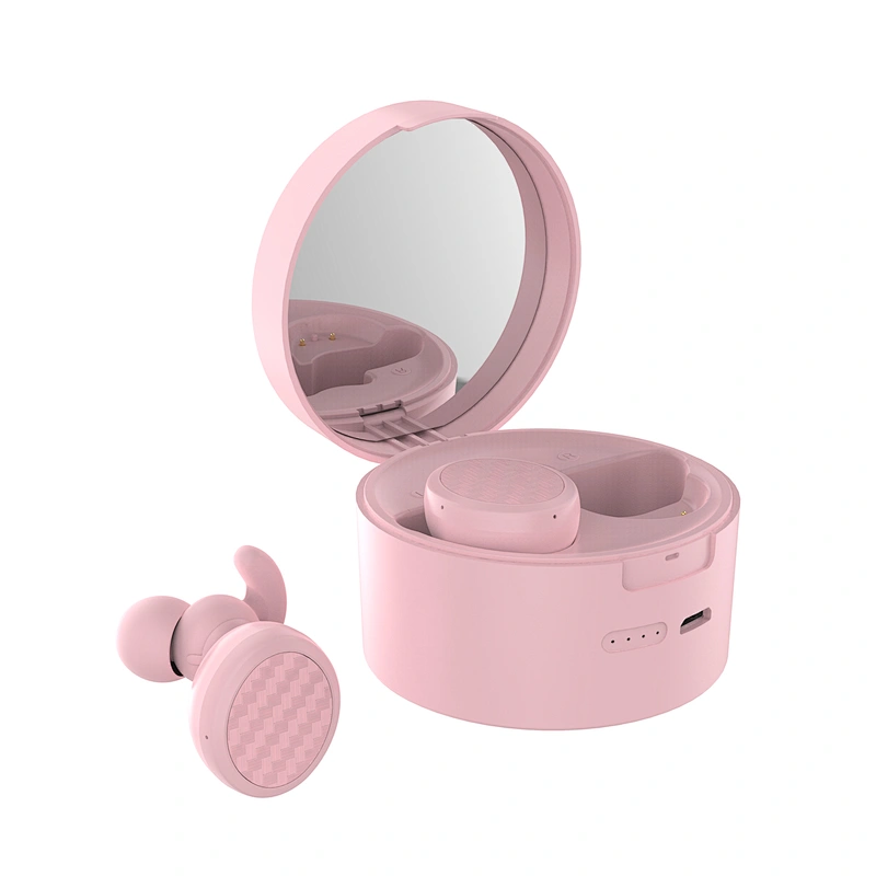New Arrival Dual Ear Invisible 5.0 Bluetooth Mini TWS Wireless Earbuds With Mirror
