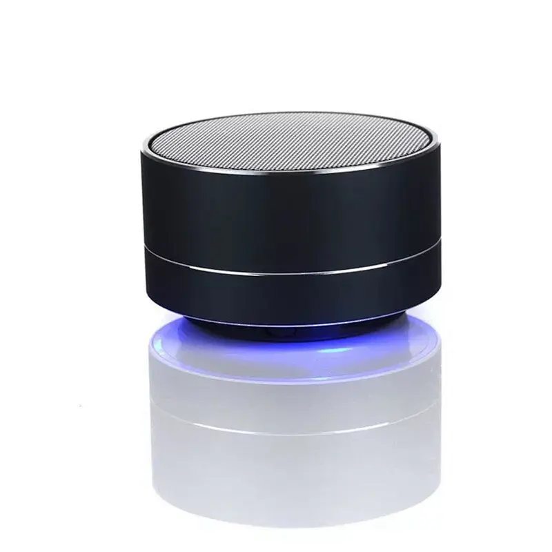 Christmas Gift Hand-free Subwoofer Mini TF Card Stereo Surround LED Wireless A10 BT Speaker