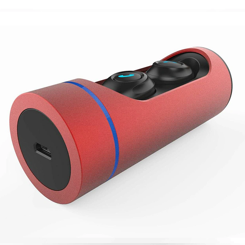IPX6 waterproof TWS BT 5.0 wireless earbuds with charging box