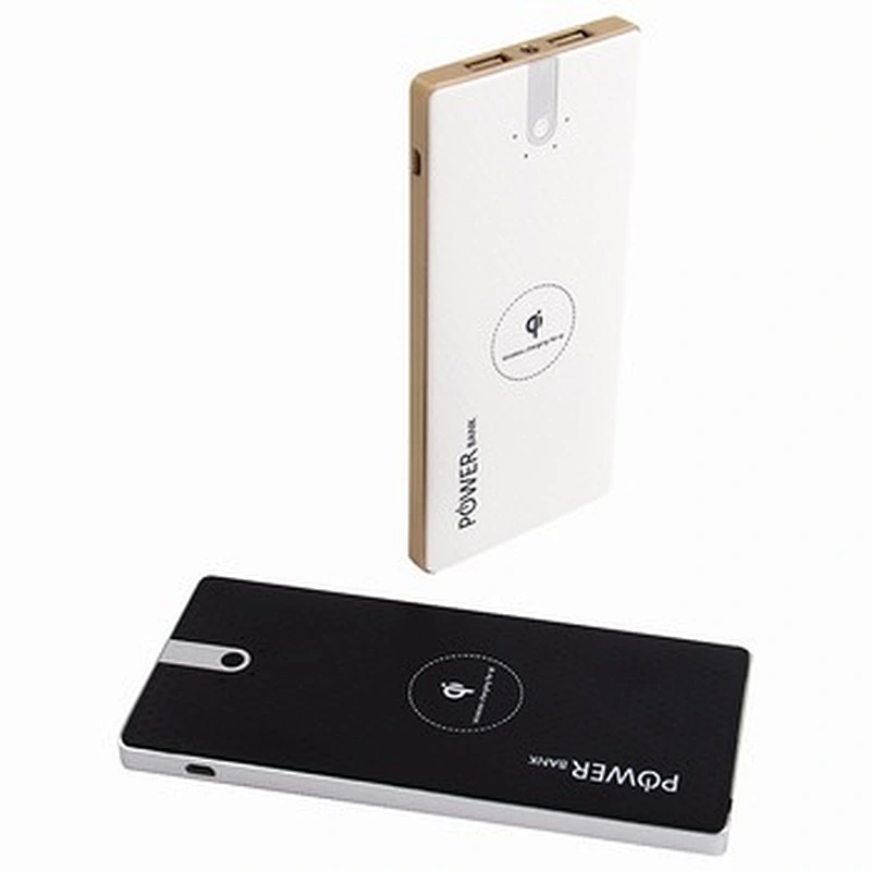 5000mah dual usb fast charger QI wireless charger powerbank