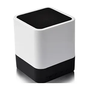 With Logo Touch Sensor Night Light Alarm Clock Bluetooth Speaker