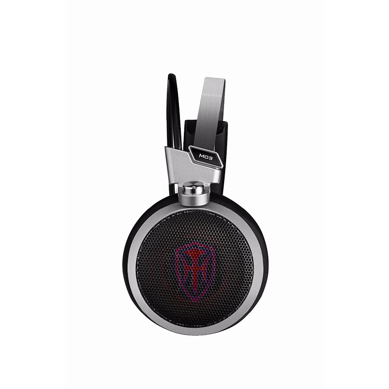 Noise cancelling led light gamer headphones headset microphone
