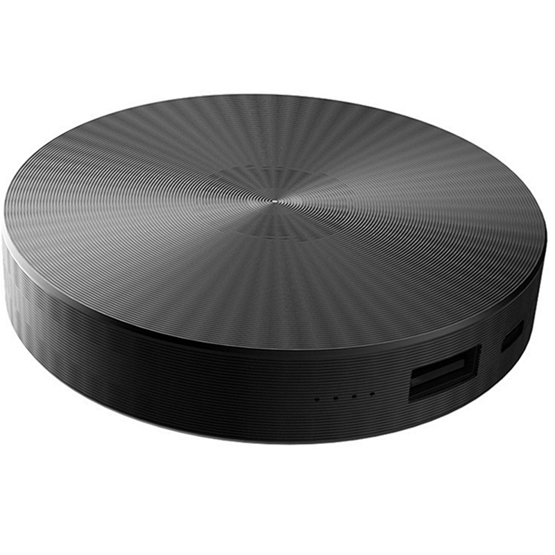 Promotional 6000mah Aluminium Metal Round Mini Powerbank