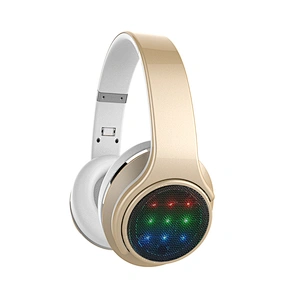 BT5.0 Over Ear Cordless Headband with Speaker Wireless Headphones