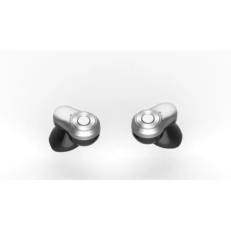 in ear Microphone Wireless earbuds Metal Power Bank Earphone Tws