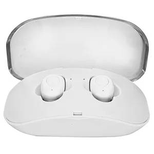 Wholesale Mouse Noise Reduction Mini Portable Wireless Blue Tooth True Wireless TWS Bluetooth Transparent Cover Twins Earbuds