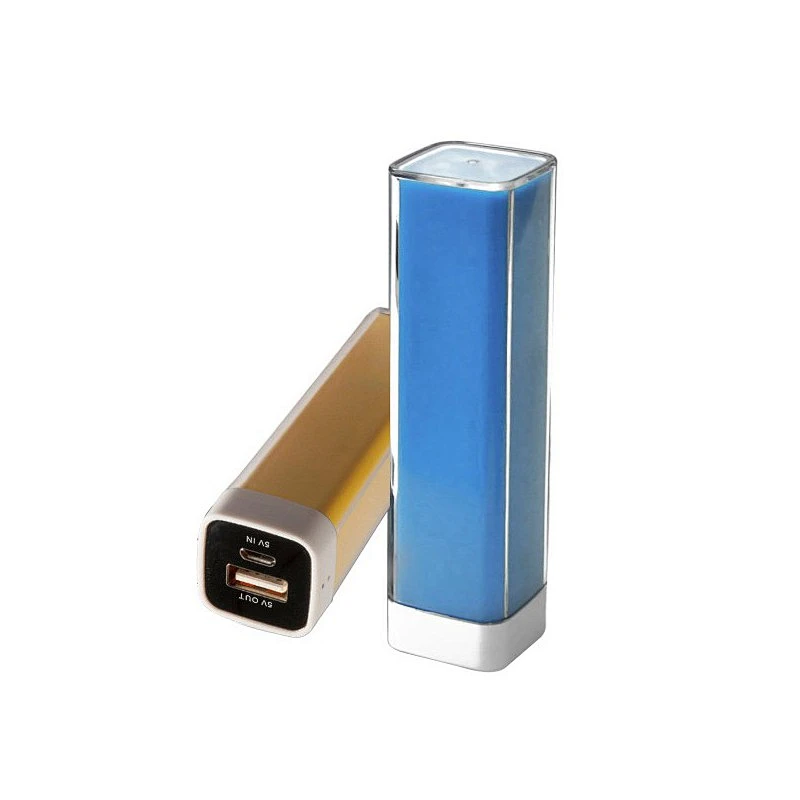 disposable customized oem logo printing outdoor travel charger gift power bank lipstick