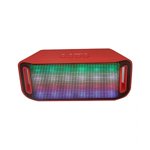 portable home theater karaoke mini waterproof wireless outdoor woofer colorful flashing light led speaker