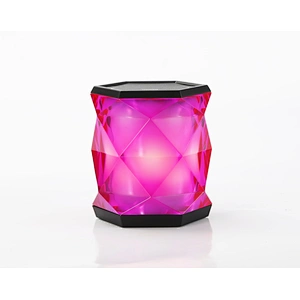 led light portable diamond crystal wireless mini speaker