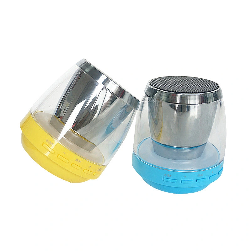 round cylinder wireless mini colorful light speaker