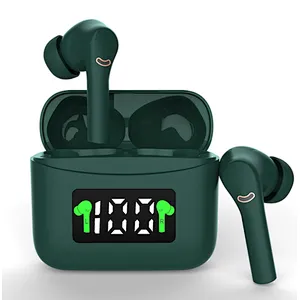 ANC BT Headphones v5.0 lcd display Mini Sport TWS Earbuds True Wireless Stereo Bluetooth Earphone