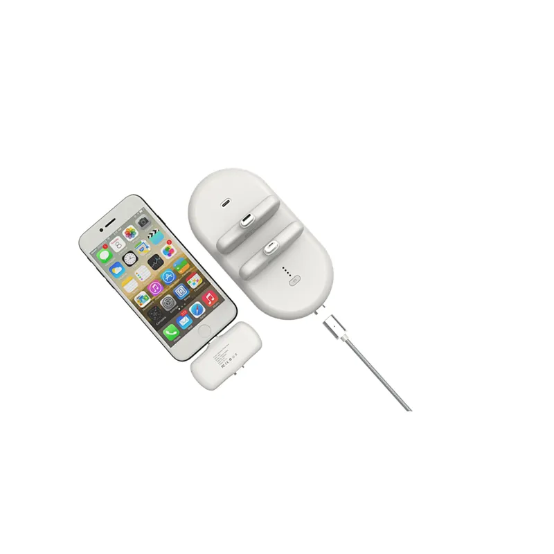 Fast Charger 3 connector Magnetic Wireless Power Bank