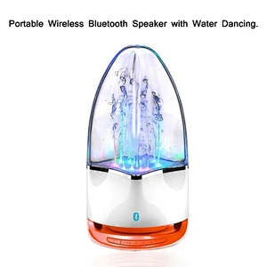 LED Light Stereo Music Water Dancing Speaker With Bluetooth