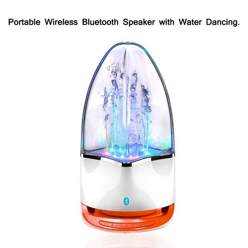 LED Light Stereo Music Water Dancing Speaker With Bluetooth
