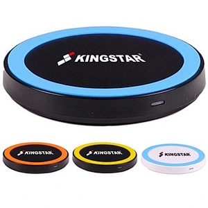 Wholesales round  qi cell phone  fast wireless charger