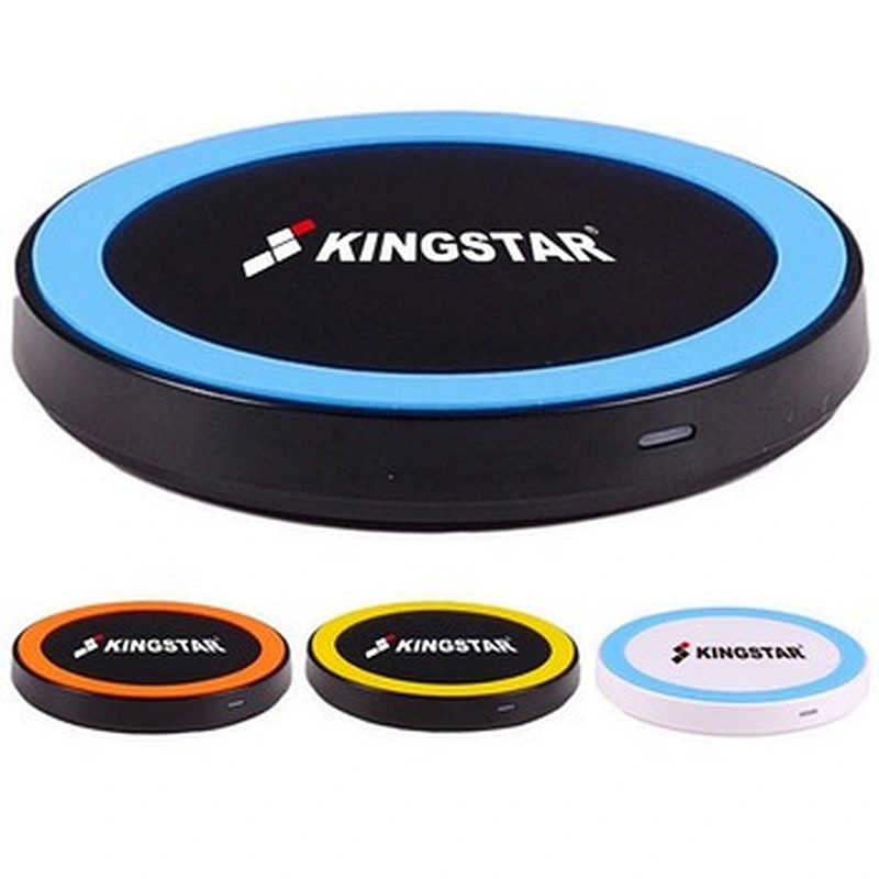 Wholesales round  qi cell phone  fast wireless charger