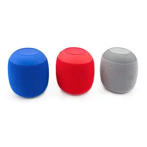 Round Shape Portable Stereo Mini Fabric Speaker