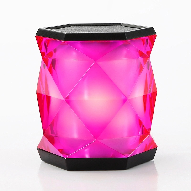Promotional Crystal Diamond Mini Wireless Bluetooth Led Speaker