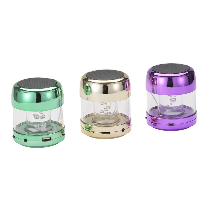 flashlight acrylic wireless cylinder mini gift speaker
