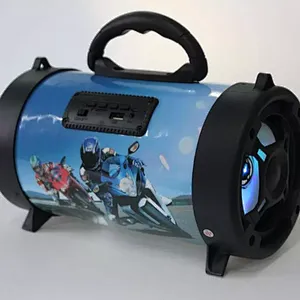 Portable Wireless 10W Big Power Active BT DJ Led Light Park Garden Outdoor FM Radio Bluetooth Speaker
