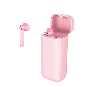 Tws OEM Factory Print Your Logo In Earbuds V5.0 True Wireless Stereo Earphone with battery charger