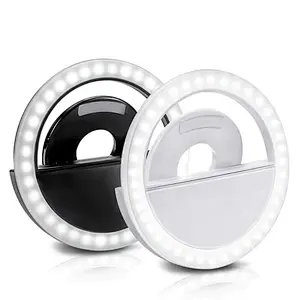 Makeup Mirror Flash ring Light  Usb Clip Circular Ceiling selfie led light