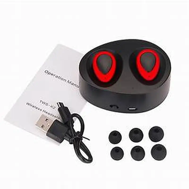 with charge box wireless true stereo earbuds bt tws earphones