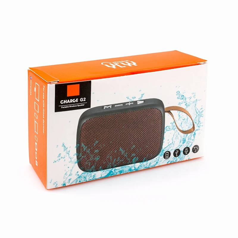 outdoor mini rechargeable wireless grill cloth fabric speaker