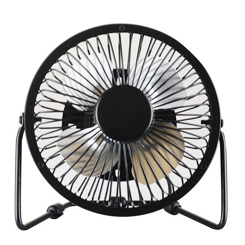 4 Inch Mini Desk USB Fan Aluminum Blades Air Cooling Desk Fan