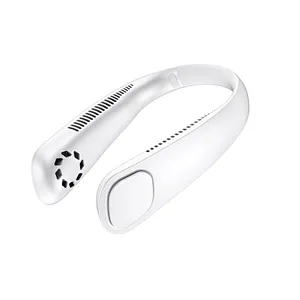 Indoor Outdoor Small Bladeless Cooling Fan Rechargeable Hands Free Sport Neck Fan