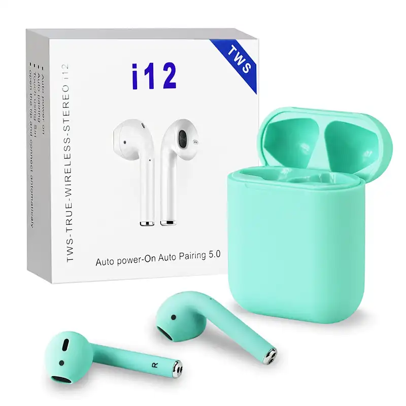 promotion cheap hot selling touch control wireless mini i12 tws earbuds