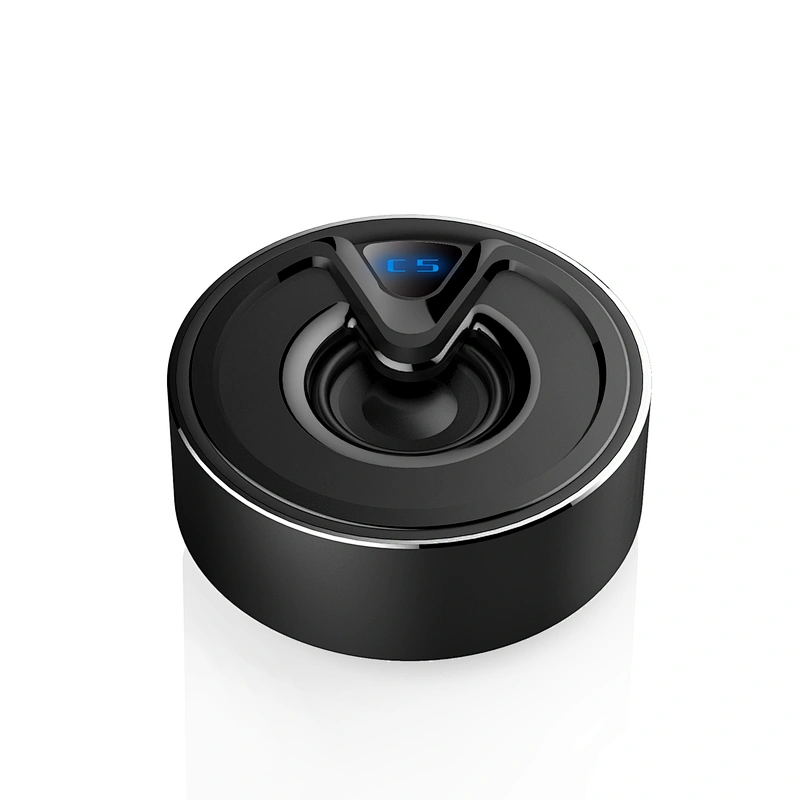 OEM Wireless Bluetooth Aluminum Alloy Super Bass Mini Round Speaker