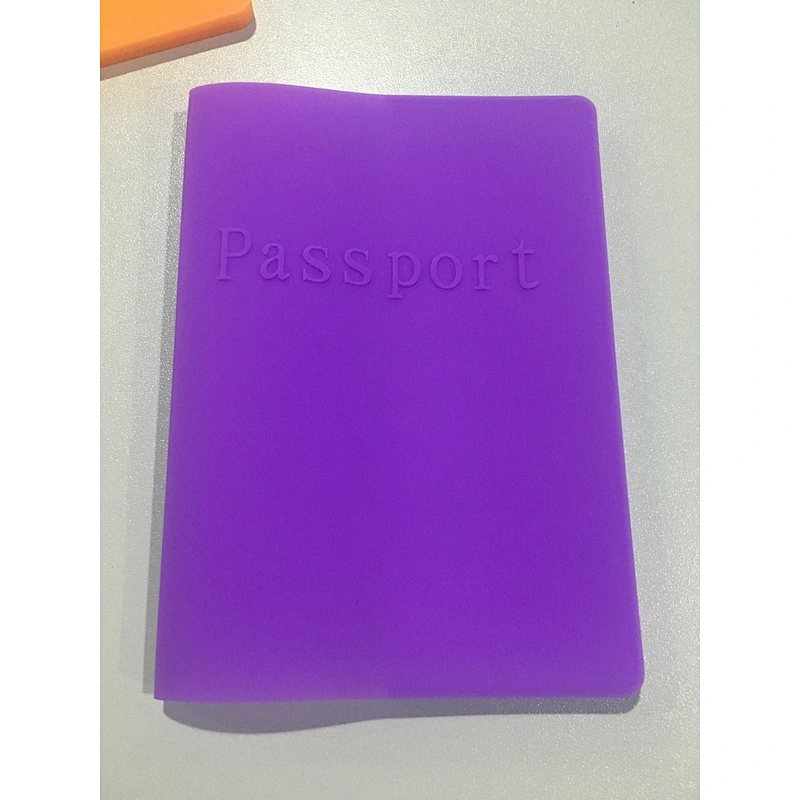 Custom Color Passport Holder Silicone Passport Case Cover